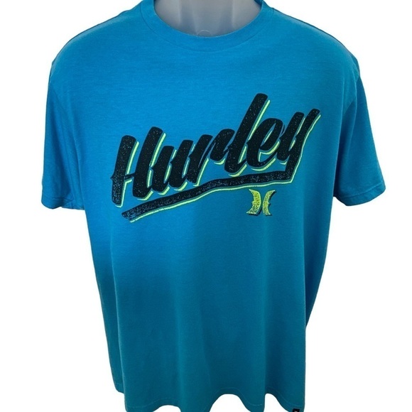 HURLEY Logo Surf Tee Shirt Men L Large - Picture 1 of 5